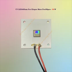 Elegoo mars 4/Mars 4 Max 3D  printer UV405 wave band light source Lcd UV  LED Lamp 36pcs 88W Laser UVLED exposure engine