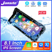 8.1 inch Portable Motorcycle Multimedia Player Wireless CarPlay Android Auto GPS Navigation Airplay Display Screen BT Waterproof