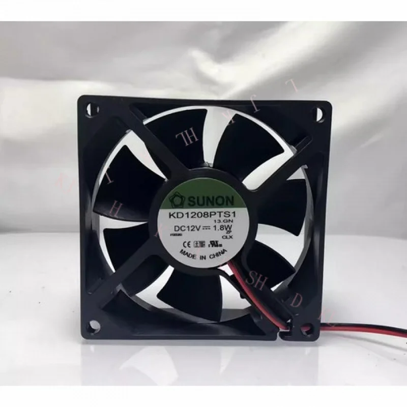 

N FOR SUNON KD1208PTS1 DC12V 1.8W 8CM 2-Wire Silent Cooling Fan