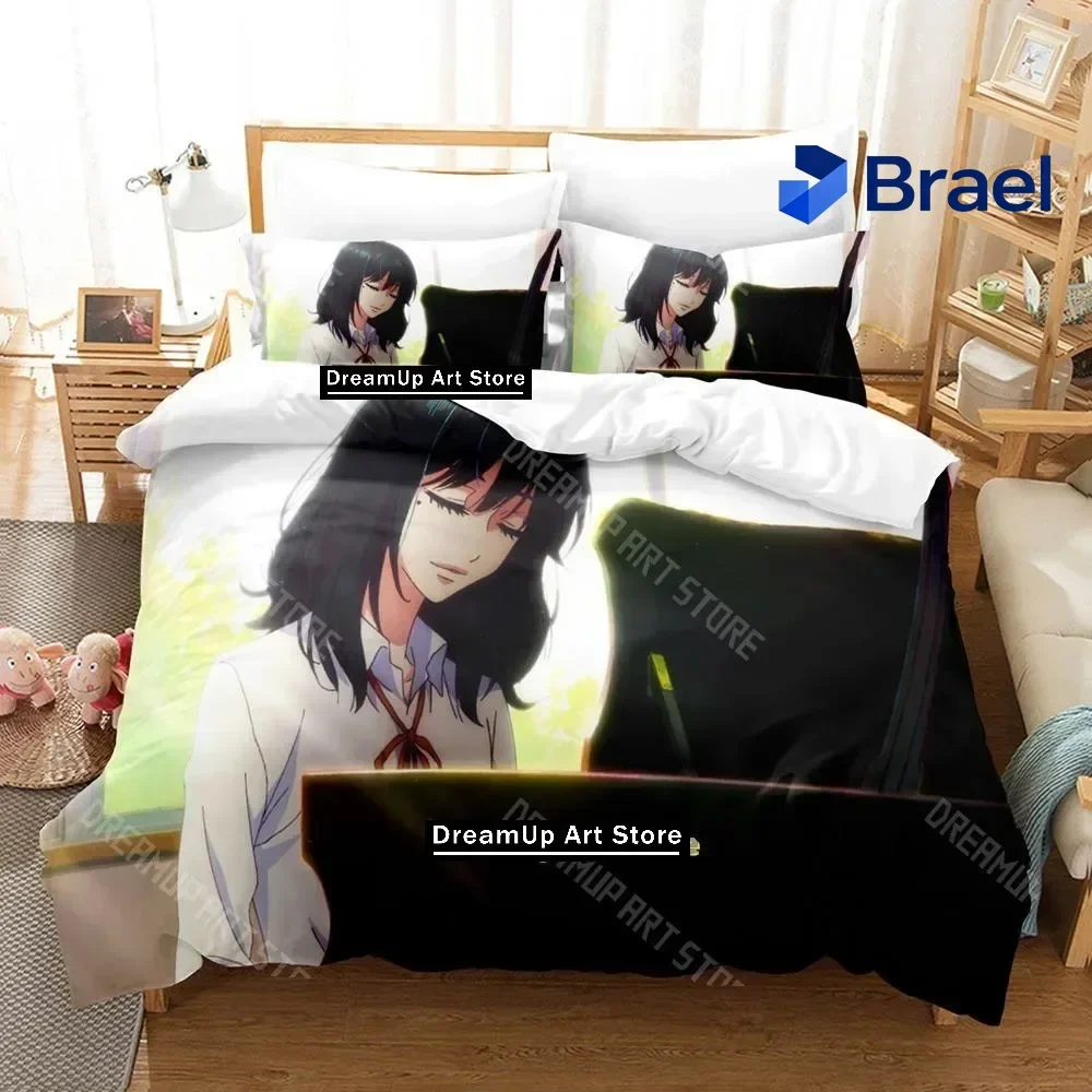 Exquisite 3D Print Dance Dance Danseur Bedding Set Cartoon Anime Three-piece Set Adult Kid Bedroom Duvetcover Sets 3D Kawaii