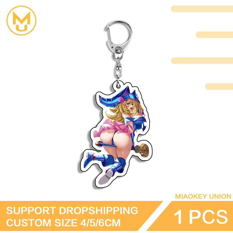 حلقة مفاتيح أكريليك مسلية بمؤخرة كبيرة للفتيات الساحر، تصميم حصري خفيف الوزن، إكسسوارات إبداعية مناسبة لهوايات الألعاب