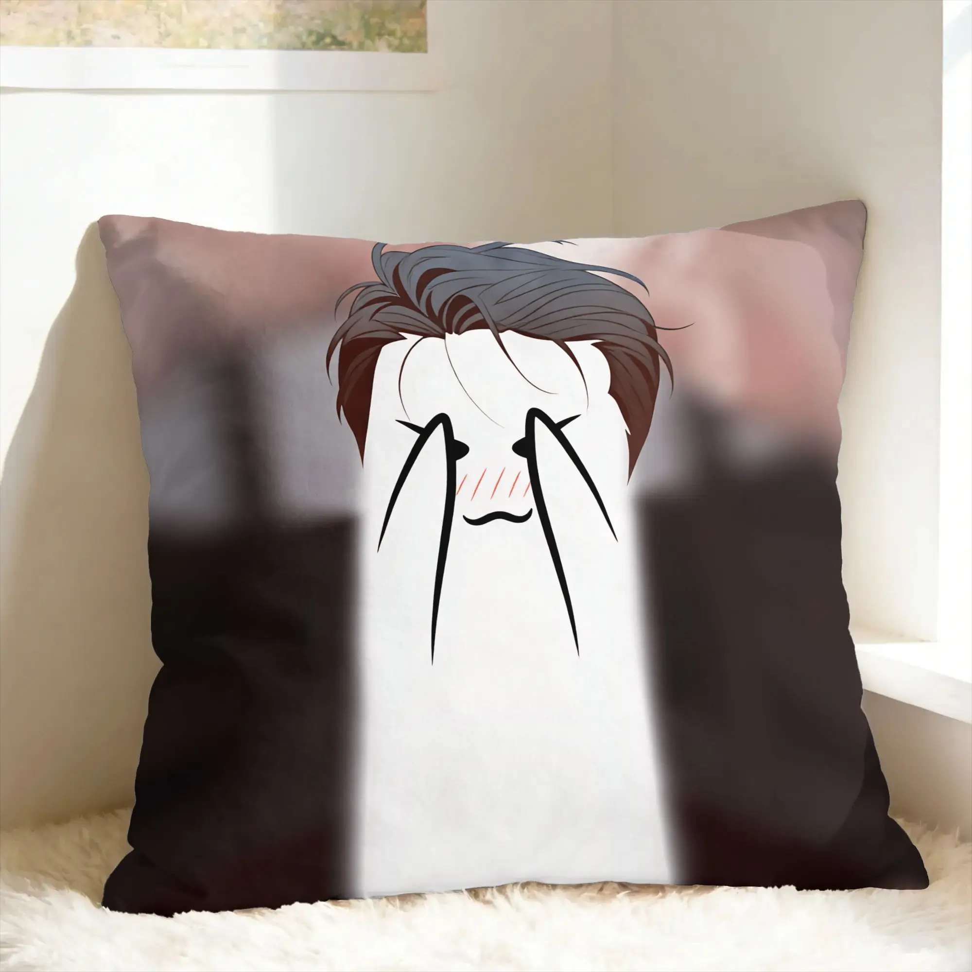 Pillow Case L-Lightsaber BL Manhwa Graphic  Pillow Cover For Sofa Home Decor Novelty Pillowcases