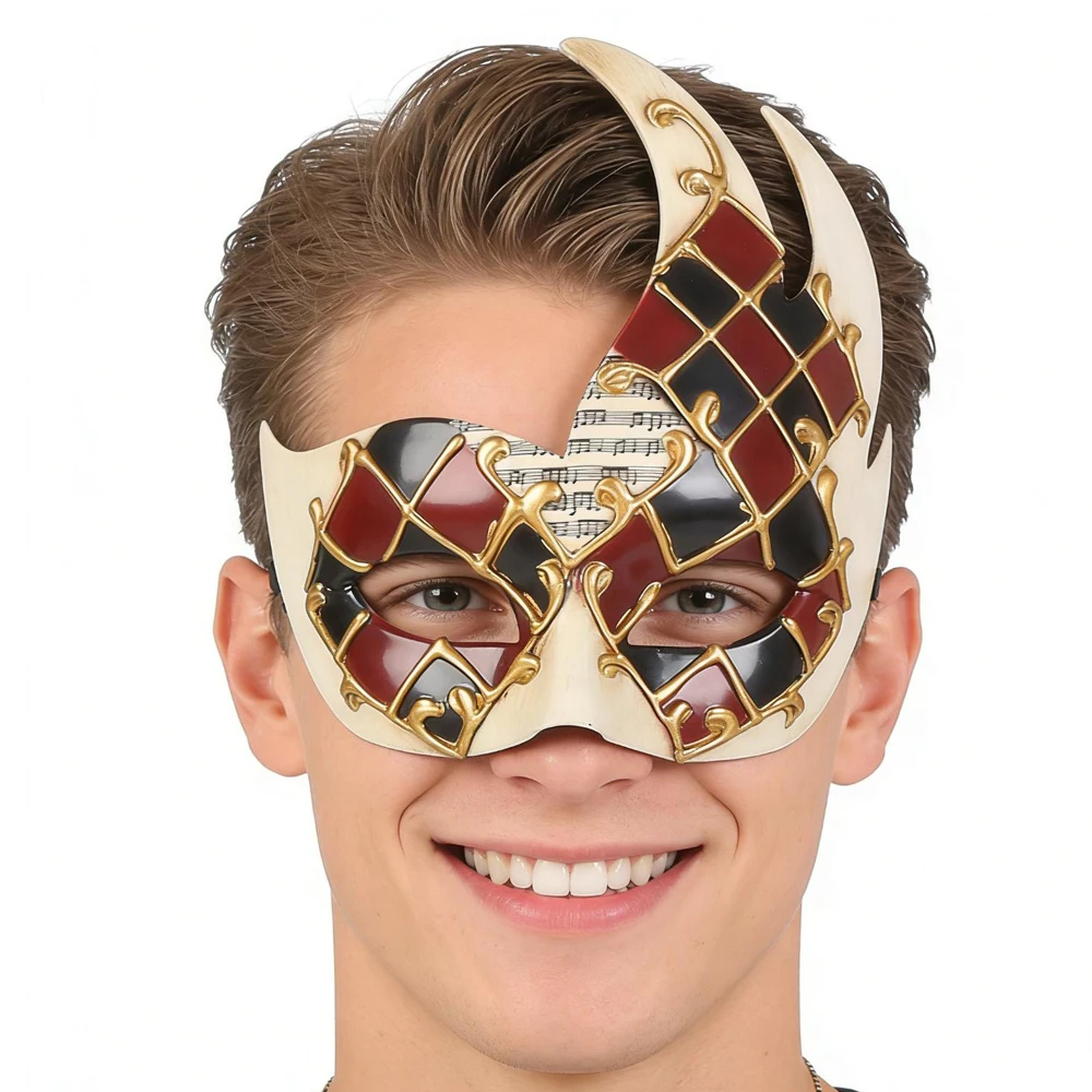 

Half Face Venice Mask Cosplay Vintage Venetian Masks Carnival Masquerade Halloween Dress Up Party Costume Props Gifts