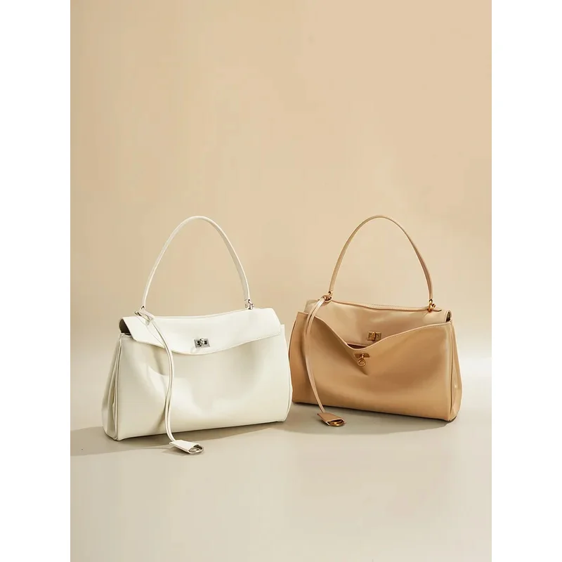 حقيبة يد جلدية من Rodeobag، حقيبة كروس بكتف واحد، حقيبة حمل نسائية راقية ذات سعة كبيرة للتنقل