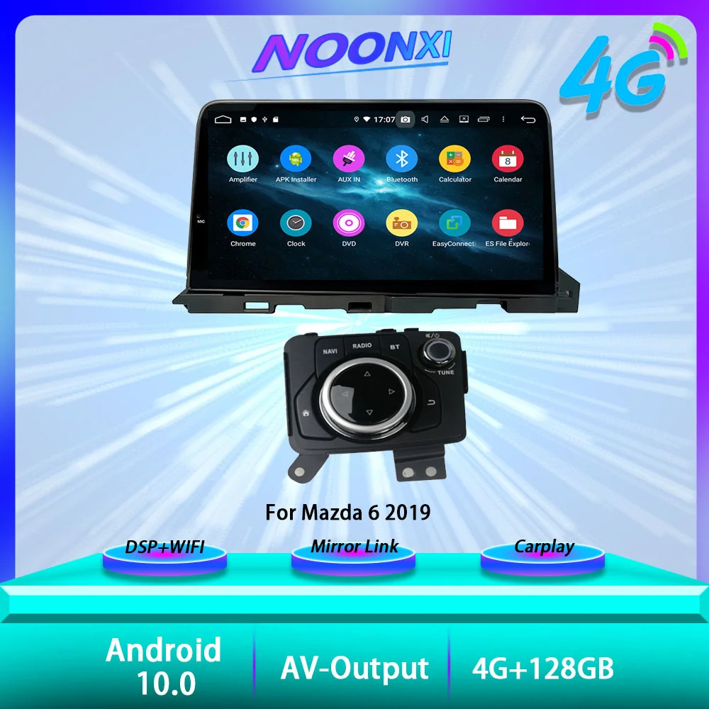 

Автомагнитола 2 DIN для Mazda 6 128, Android 10, 4 + 2019 ГБ