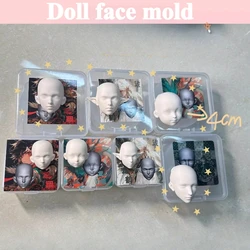 Ultralight Clay Cartoon Doll Face Hand Silicone Mold DIY Ceramic Doll Polymer Clay Animation Character Face Contours Making Tool