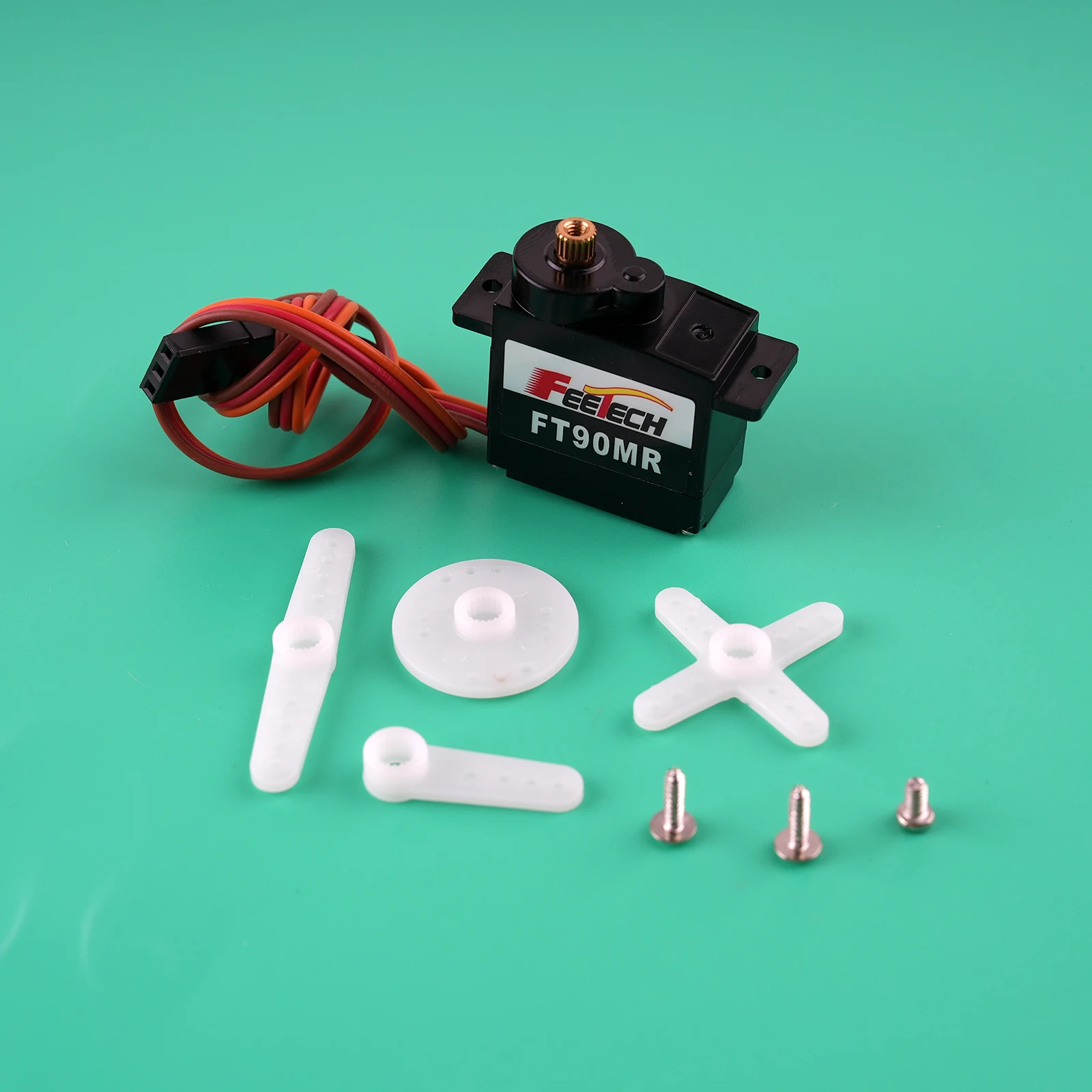 Feetech FT90MR 2kg Micro RC Motor Servo 9g 360 Degree Continuous Rotation Metal Gear Servos for Helicopter Toys Plane