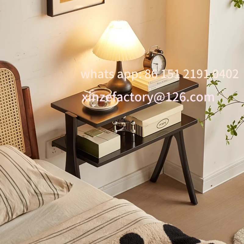 

Customizable stylu średniowiecznym do salonu, 2-poziomowy regał do przechowywania za sofą, praktyczny i uniwersa