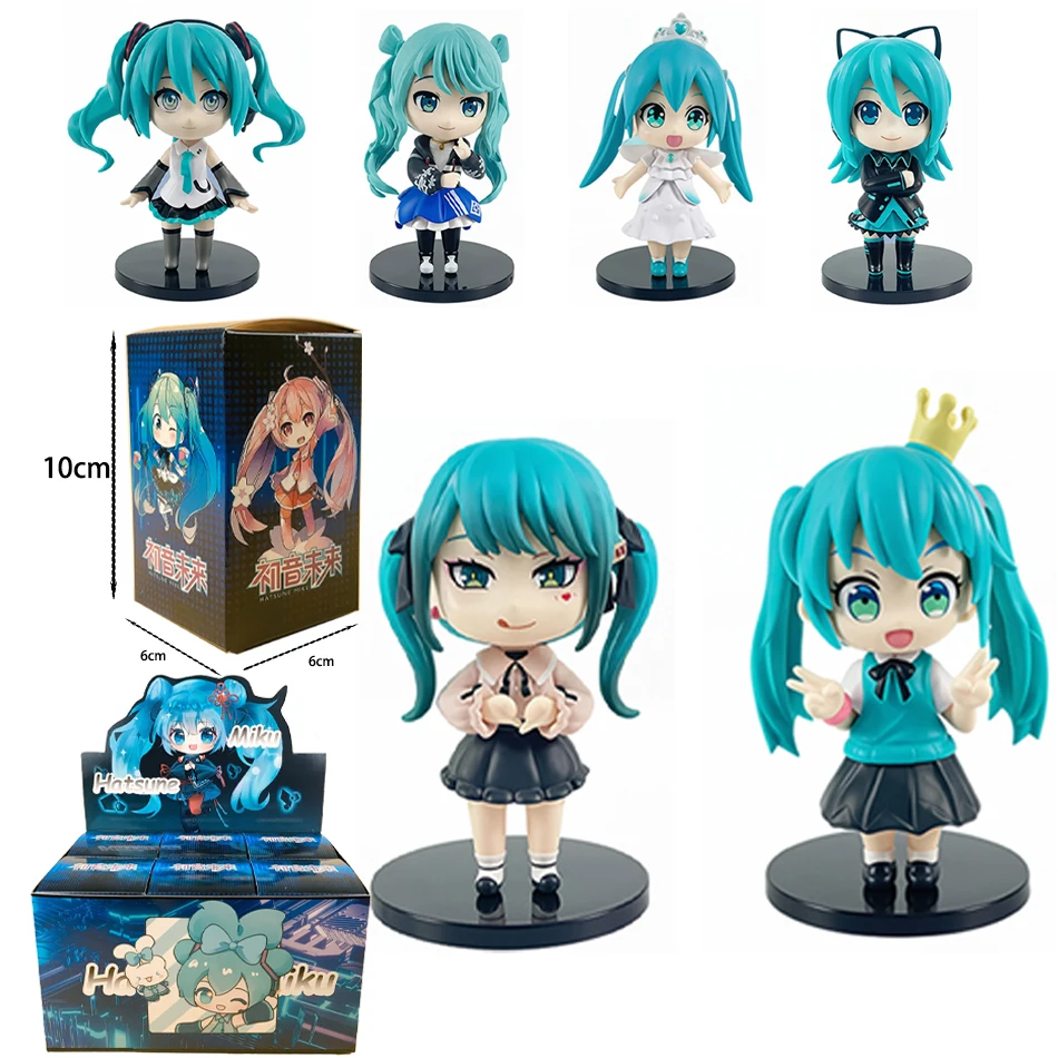 

Новая серия Q-версий Hatsune Miku: Cinnamoroll Piapro, первое поколение, коллекционная игрушка-сюрприз (Blind Box), подарок для детей, подарок на день рождения