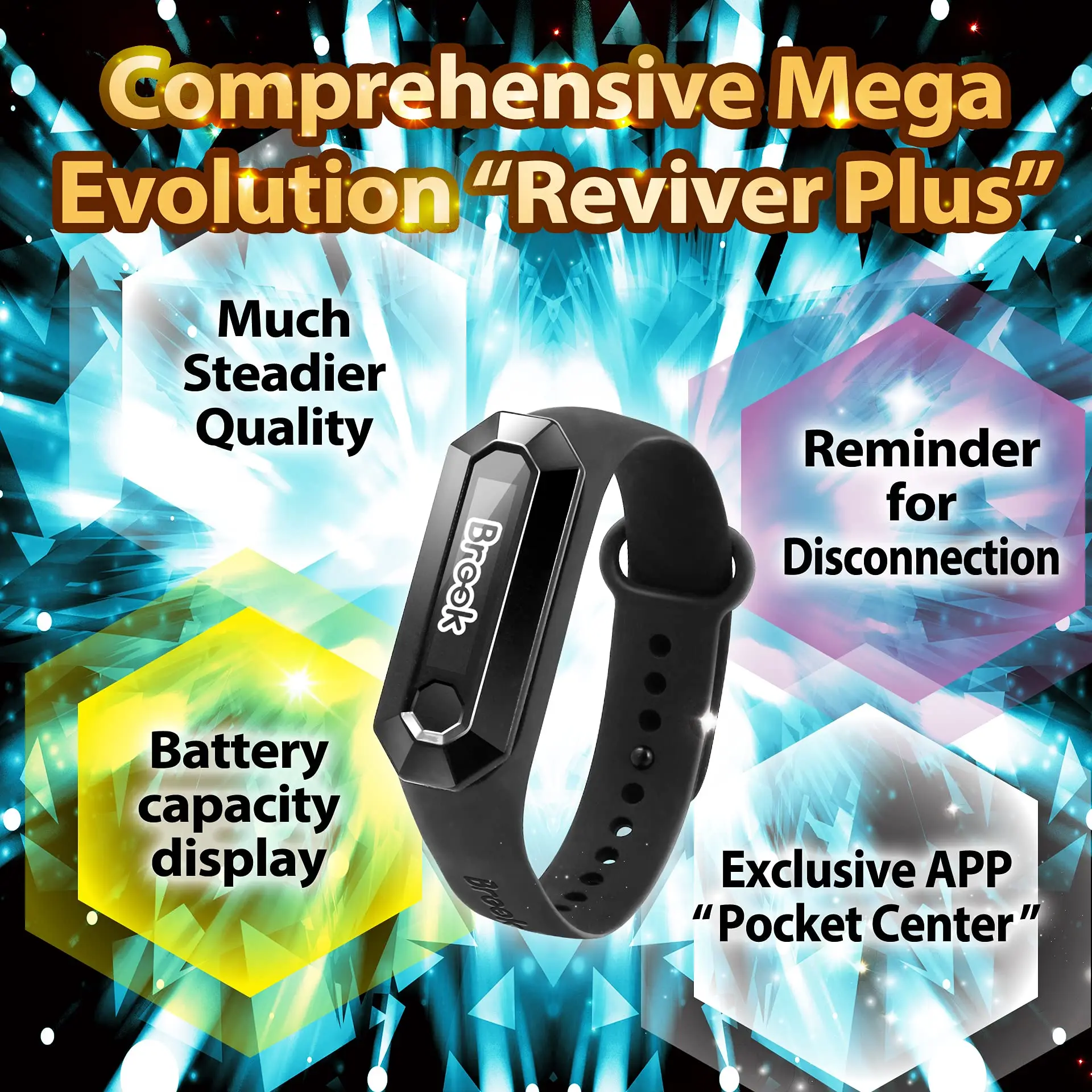 Brook Pocket Auto Catch Reviver Plus - Splendid Evolution, อุปกรณ์เสริมสร้อยข้อมือสายรัดข้อมือ IP67, การแสดงความจุแบตเตอรี่