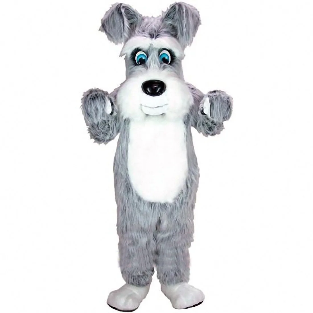 

Cute Terrier Mascot Costume Custom Cartoon Puppy Dog Theme Anime Cartoon Cosplay Fancy Dress Kits for Holiday Carnival Party