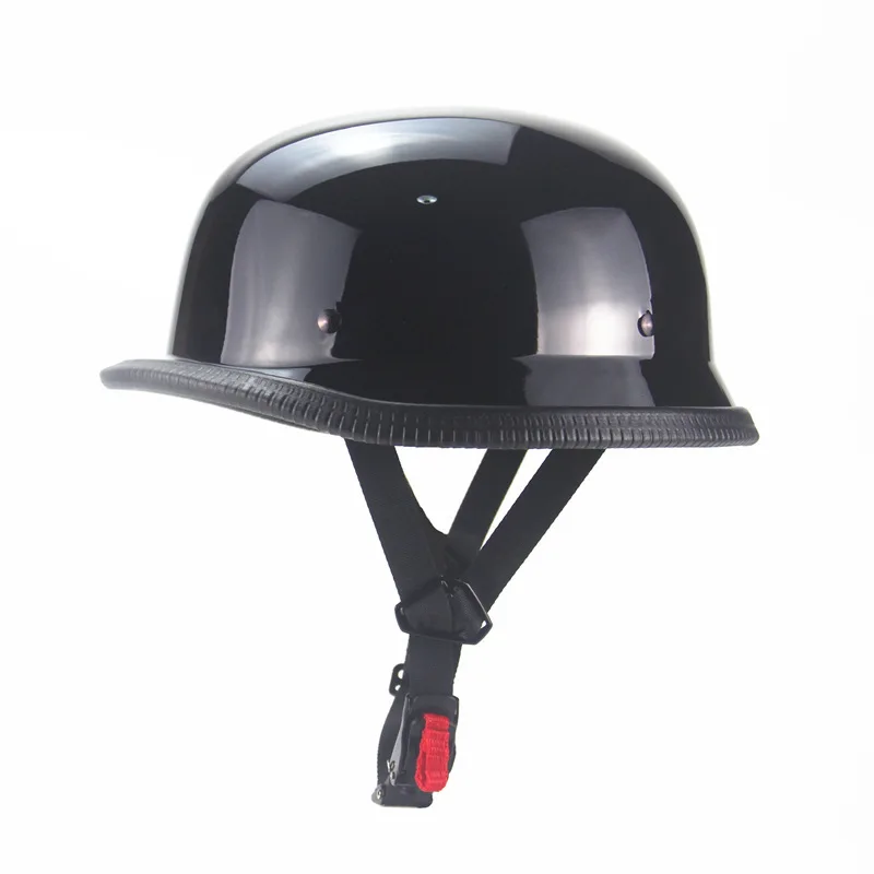 Motorcycle Helmet Size S-XXL Riding Vintage Cruiser Touring Half Helmets Moto Bicycle Scooter Skating Baseball Cap with Goggles