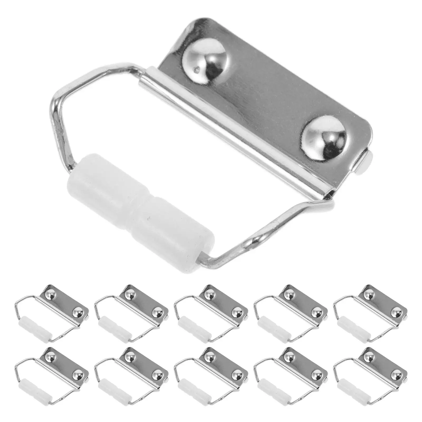 

20 Pcs Iron Box Buckle Stainless Steel Safe Food Storage Excellent Sealing Functional Design Kitchen Bar Supplies