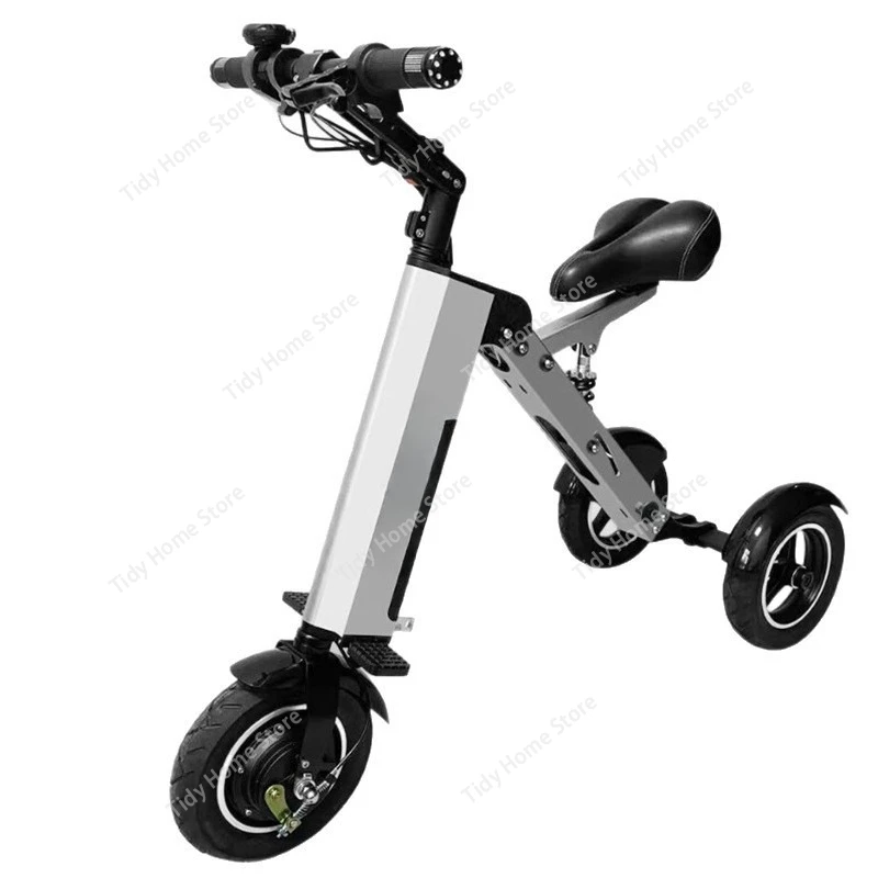 

FOR Tomofree Detachable Battery Foldable Electric Scooter, Small Ultra-light Tricycle, Portable Mini Mobility Vehicle