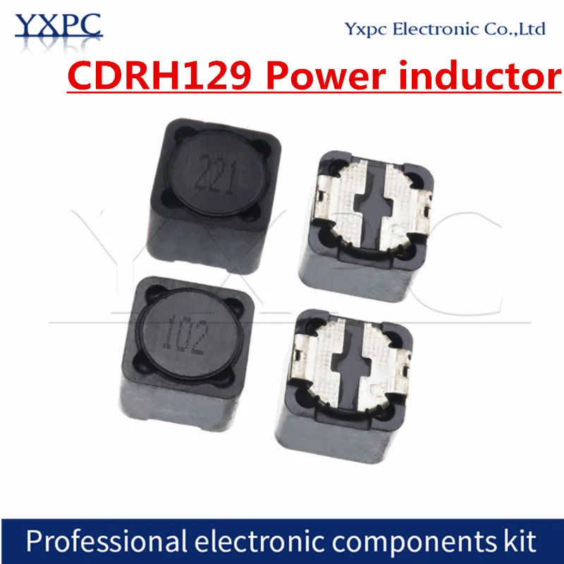 

5pcs CDRH129 Power inductor 3.3 4.7 6.8 10 15 18 27 33 39 47 68 100 150 220 270 330 470 680 820 3R3 4R7 6R8 101 221 471 102UH MH