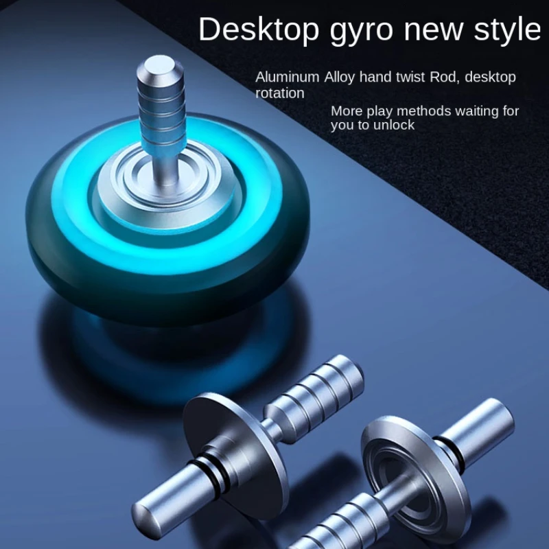 Stress Relief Toys Fingertip Gyro Luminous Metal Alloy Smart Fidget Spinner Desk Hand EDC for Adults Children THE MACHINIST