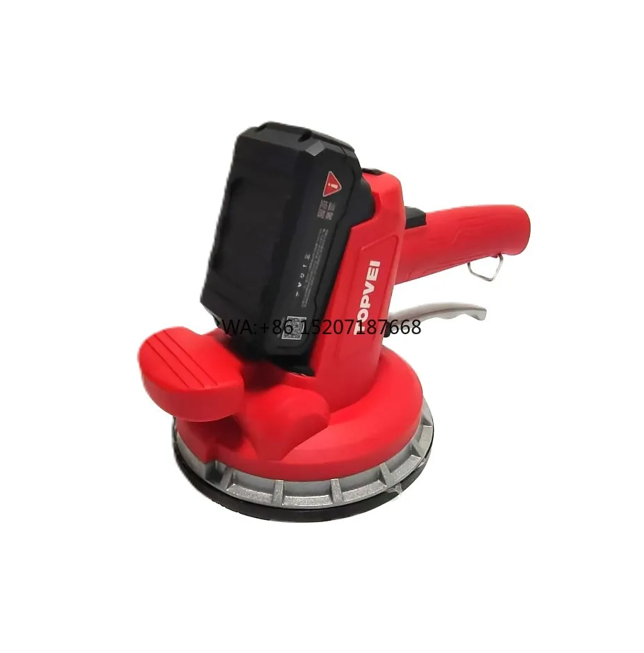 Máquina de azulejos vibratoria V10-1, máquina niveladora de azulejos de piso con vibrador de colocación de azulejos de cerámica de alta resistencia eléctrica de 21V