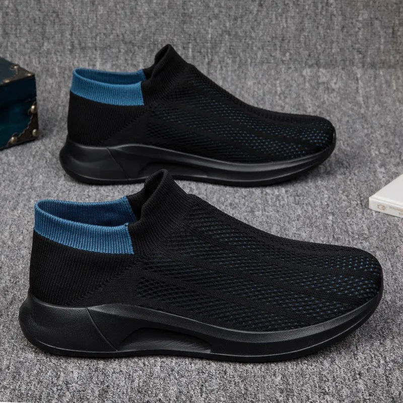 

Мужские дышащие модные кроссовки, новинка 2025, нескользящие удобные мужские кроссовки, повседневная обувь, черные мужские кроссовки, обувь для мужчин