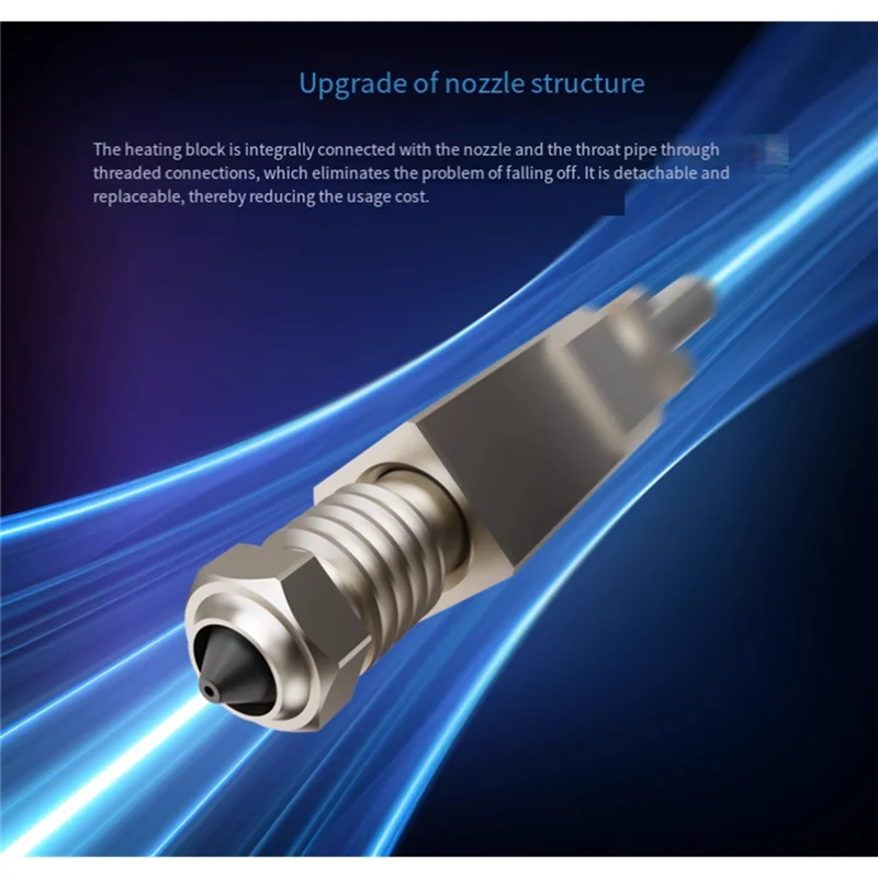 0.6 مللي متر ثنائية المعدن فوهة العزل التكامل ل Qidi Plus4 ل Qidi Plus4 ثنائية المعدن فوهة العزل التكامل #2