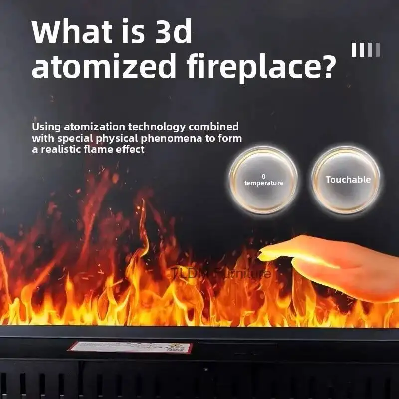 

Электрический камин для интерьера с эффектом 3D-пламени и паром, встраиваемый, реалистичный, для гостиной
