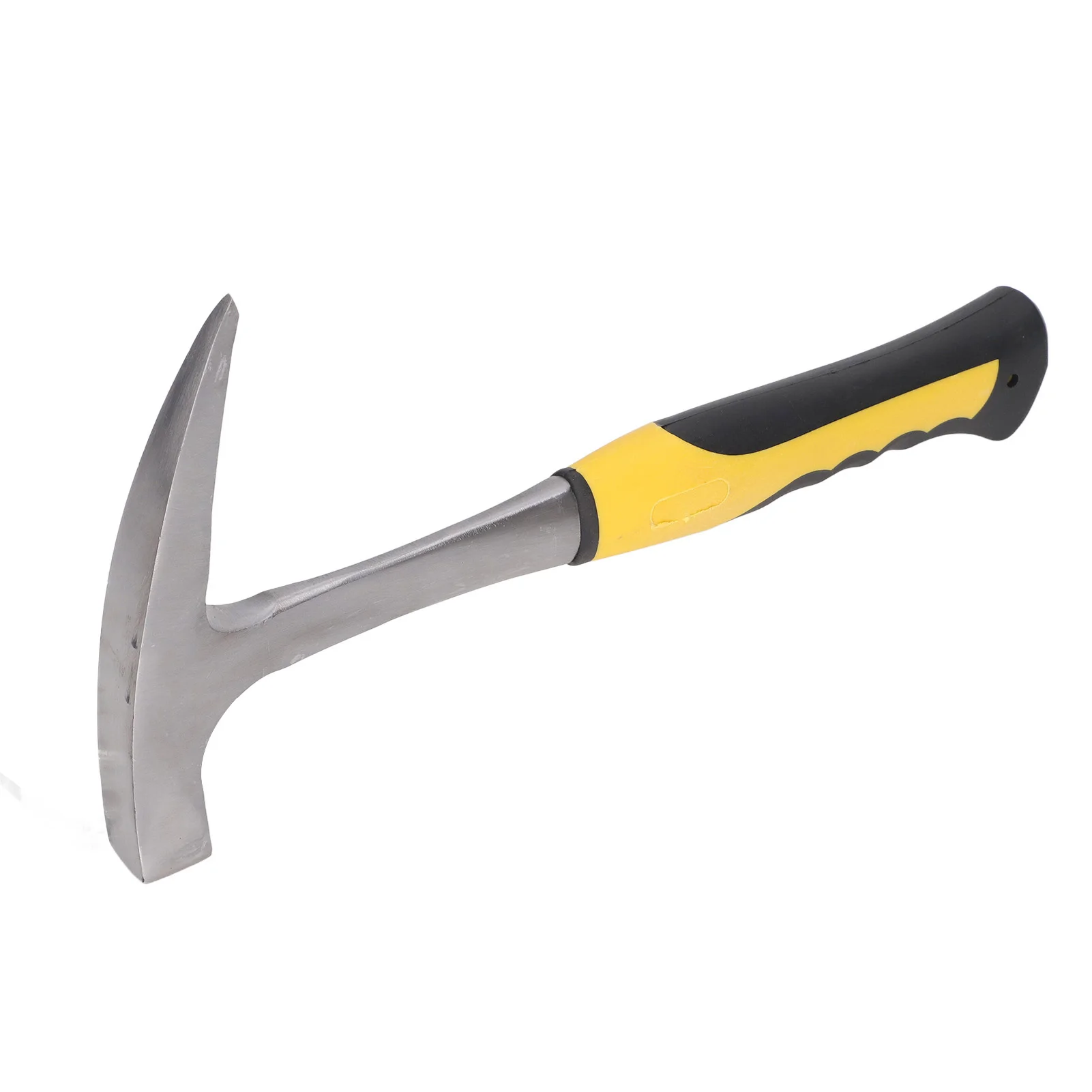 Brick Hammer High Carbon Steel Rock Pick Hammer Resistant Geological Pointed Head Duckbill Hammer with Non-Slip Rubber Handle view 5
