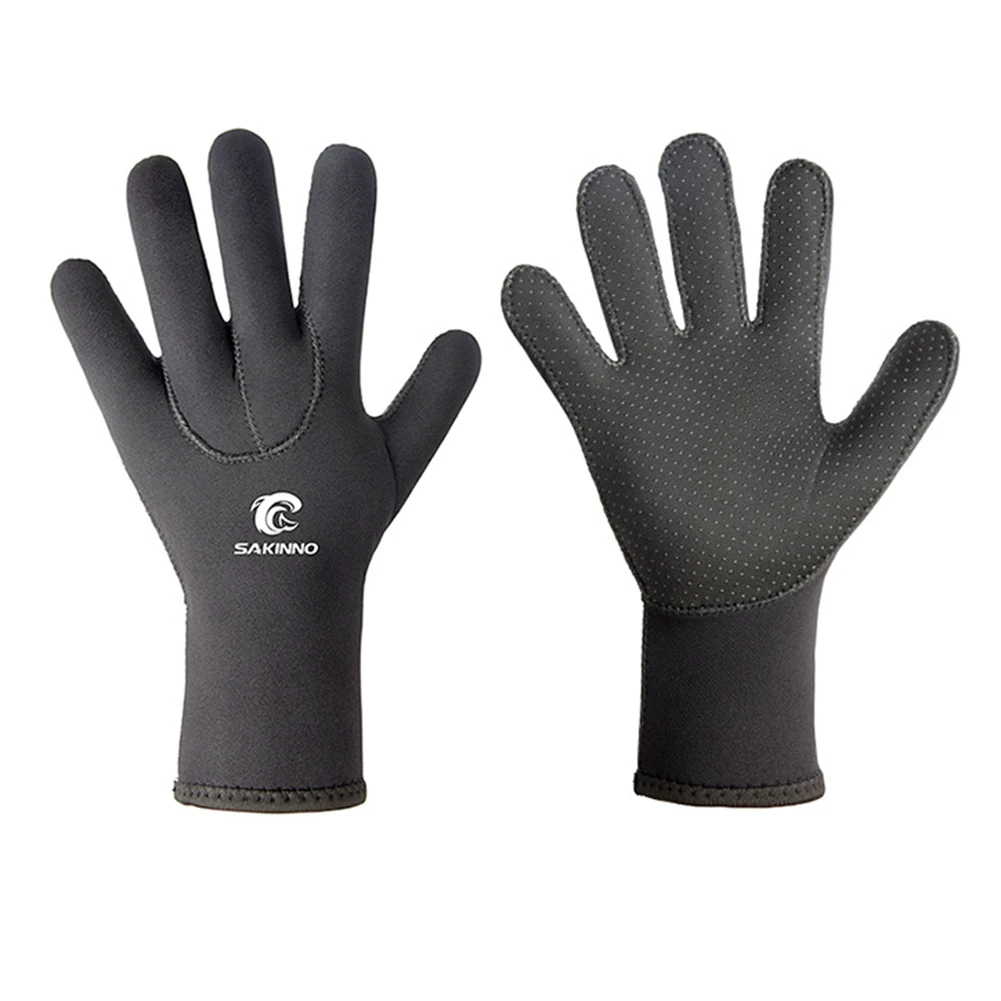 Stretchable Neoprene Diving Gloves for Adult Water Sports Provides Warmth and Protection During Cold Conditions