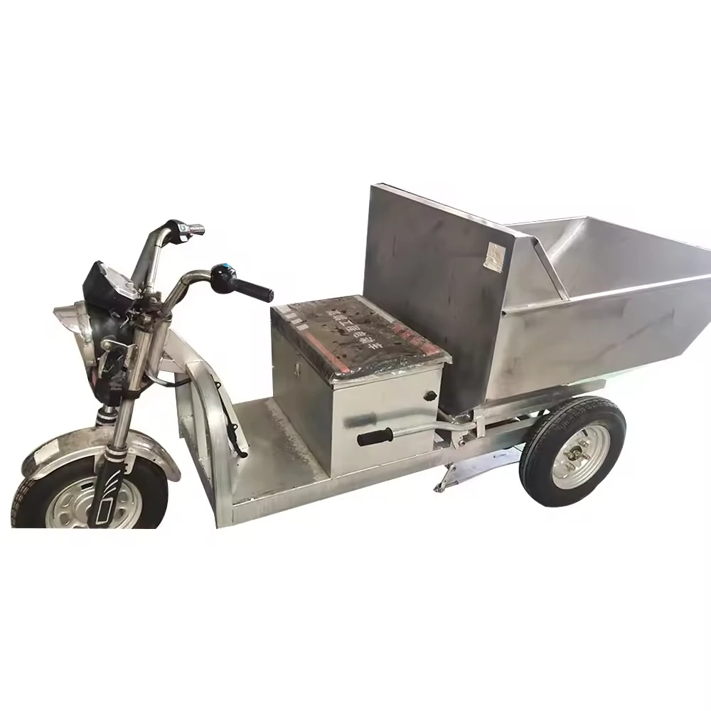 

【Best-selling】Powerful Motor Three-Wheel Dumper Tricycle Stainless Steel Electric Dump Truck C-orrosion Resistance Fabrication S