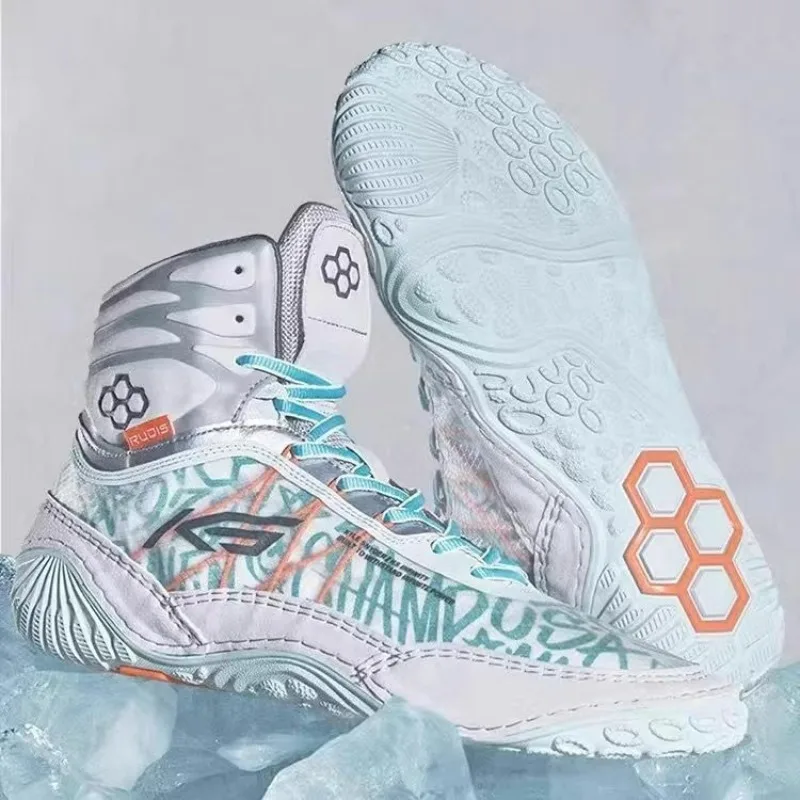 

Professional Wrestling Boots Men Women Designer Boxing Shoes for Couples Anti Slip Fighting Shoe Unisex Gym Training Shoe