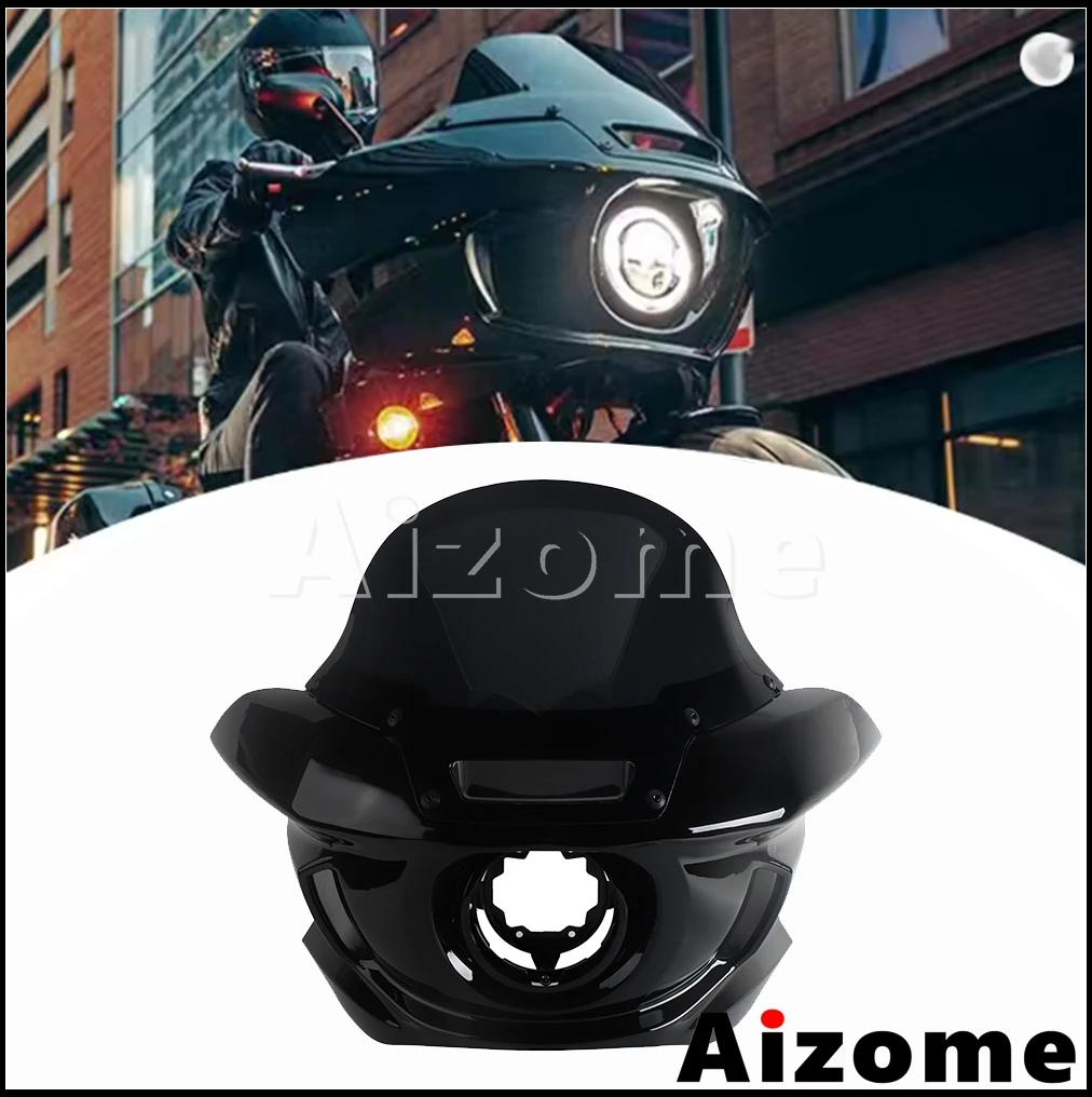 

For Harley Softail Low Rider S FXLRS 20-21 FXLR 18-20 FXST 20-24 FXBB FXBBS Headlight Windshield Fairing Motorcycle Accessories