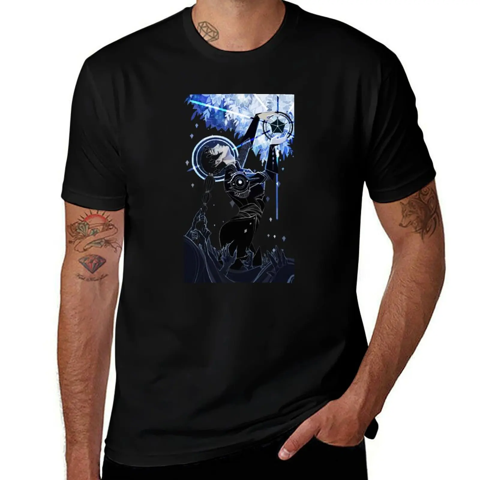 

Shadowheart Baldur_s_ Gate Tarot Style T-Shirt summer tops tshirts personalised plus sizes tshirts for men