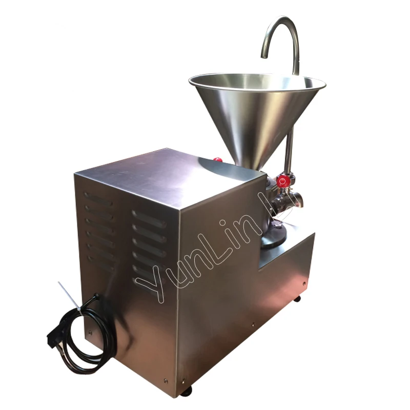 JMS60 Sesame Processing Machine 2.2KW แยกสแตนเลสขนาดเล็กโรงงานคอลลอยด์ Refiner Frinding เนยถั่วลิสงเครื่อง