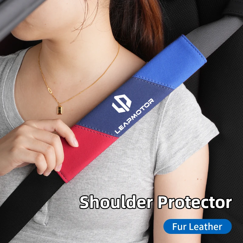 

Car Seat Belt Shoulder Cover Neck Protector Car Interior Accessories For Leapmotor T03 S01 C11 C01 C10 Leap Motor