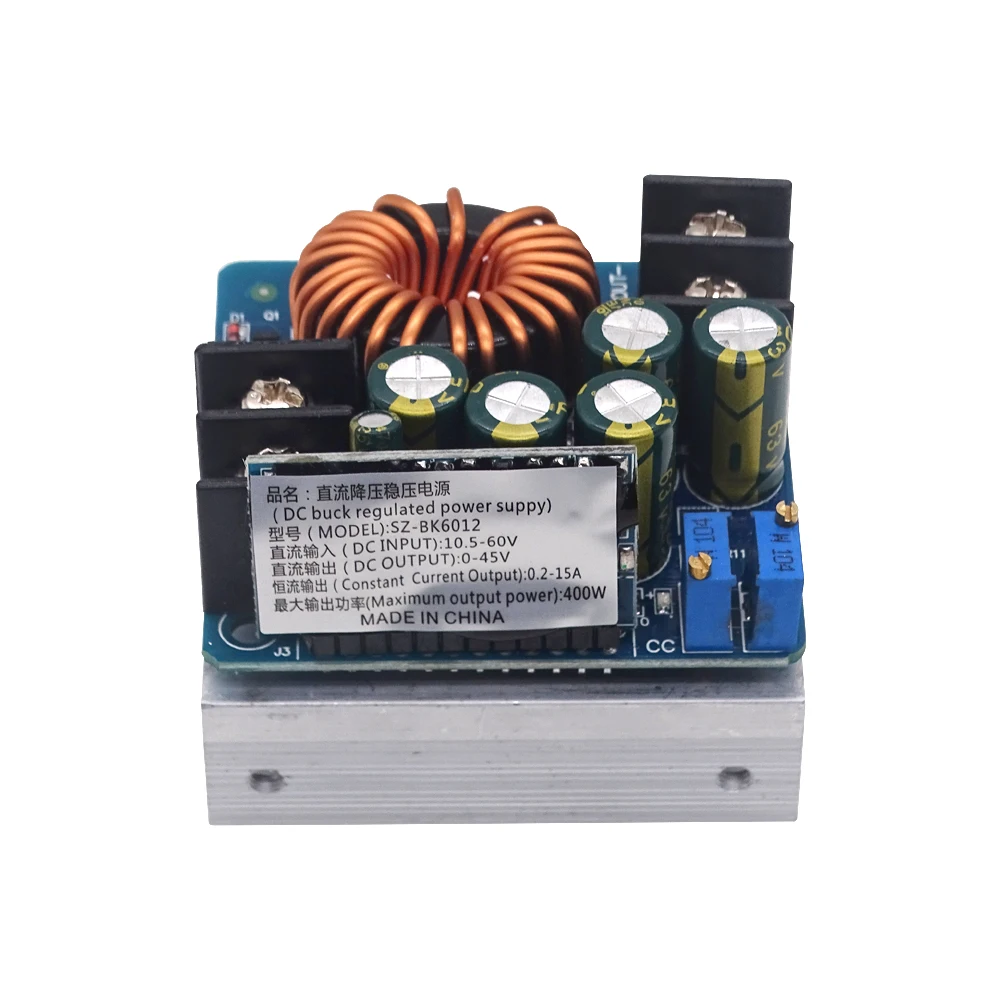 DC-DC 400 واط عالية الطاقة تنحى الجهد المستمر تيار مستمر قابل للتعديل وحدة إمداد الطاقة