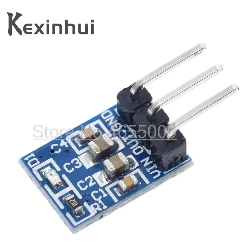 5PCS 5V to 3.3V For DC-DC Step-Down Power Supply Buck Module AMS1117 LDO 800MA