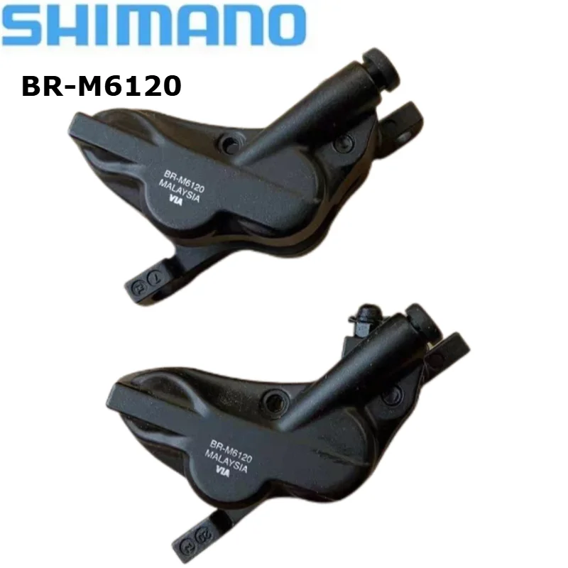 

SHIMANO M6120 Велосипедный тормозной суппорт Гидравлический дисковый тормозной суппорт 4-поршневой для горных велосипедов с логотипом SHIMANO