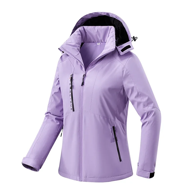 

Men Women's Winter Hiking Camping Trekking Climbing Skiing Windbreaker Men Thick Thermal Waterproof Warm Outdoor Coats