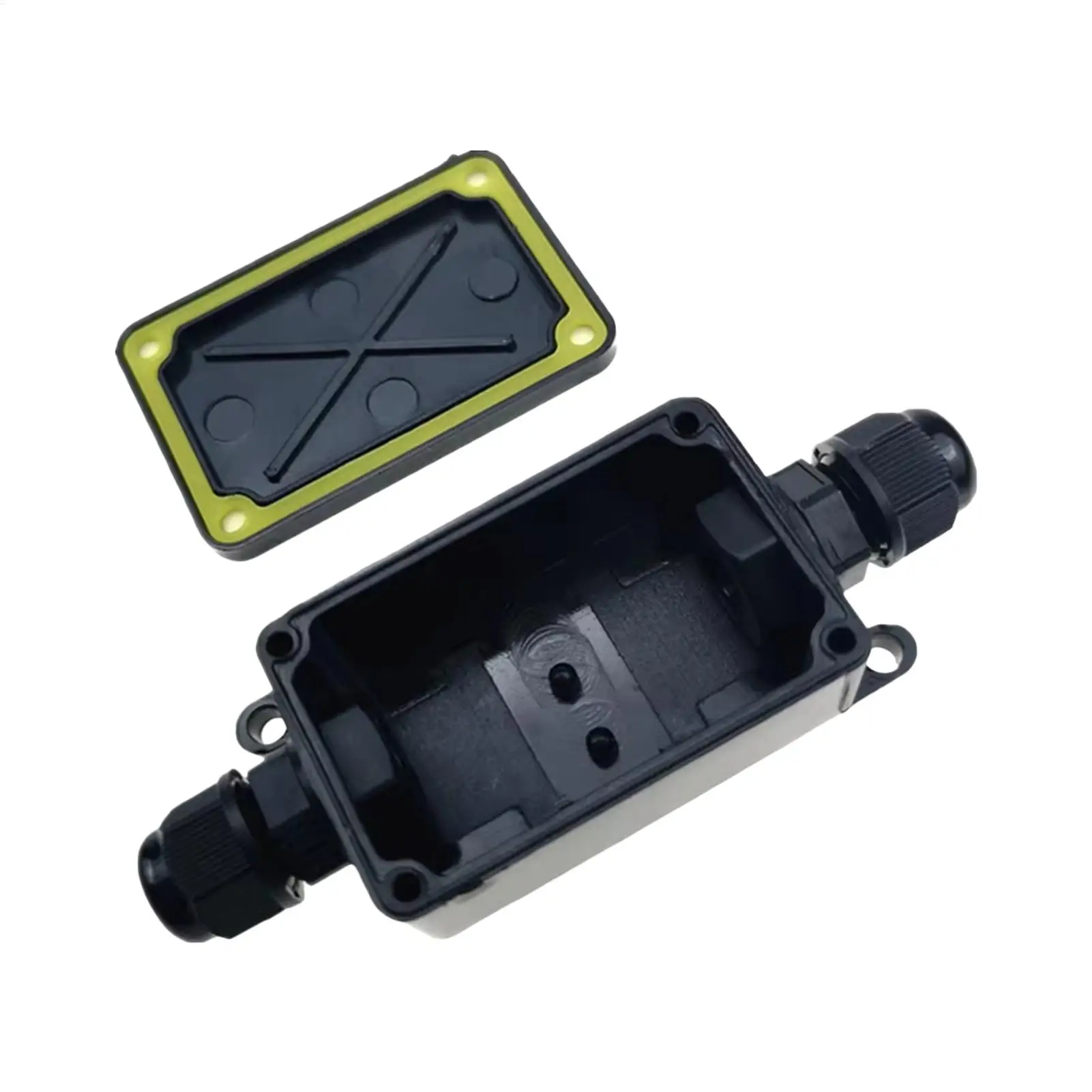 Dustproof Waterproof Junction Box 2/3-Way Plug Cord Connector Sealing Protector for Garden Patio Balcony Landscape Roof Gate