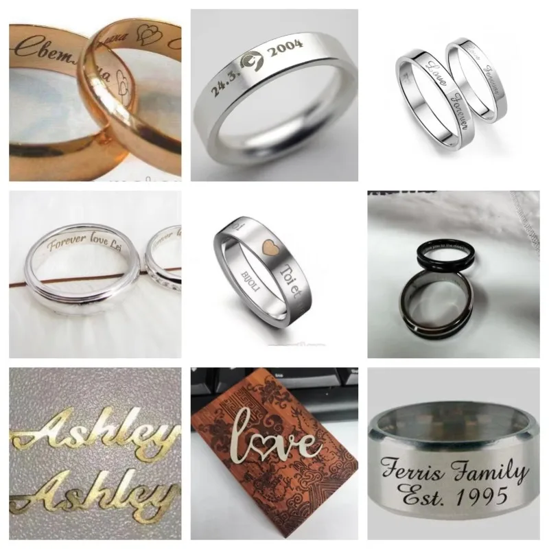 Automatische vezellasermarkeermachine voor glas 20W lasergraveerder Metalen logo graveur codeerprinter