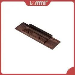 LOMMI High Quality Rosewood 4 Strings Ukulele Bridge Slotted & Drilled For Installation Ukulele Accessories