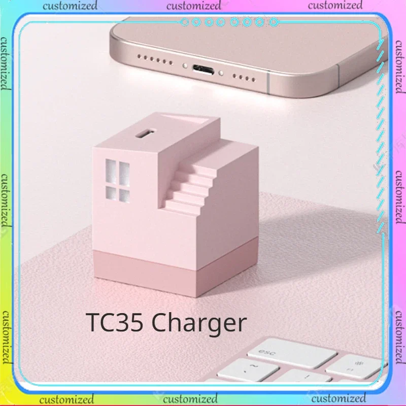 

New TC35 Charger Gallium Nitride 30W Typec Fast Charging Portable Mini Charging House Suitable for IPhone Huawei Samsung Xiaomi