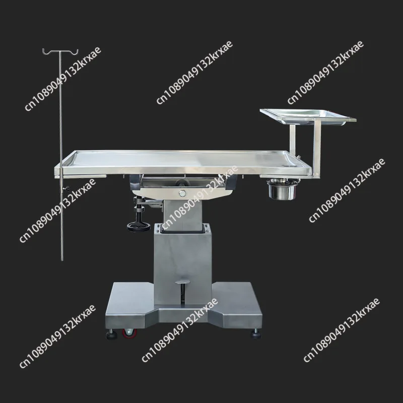 304 stainless steel pet operating table Animal pet shop can be lifted with water electric lifting table