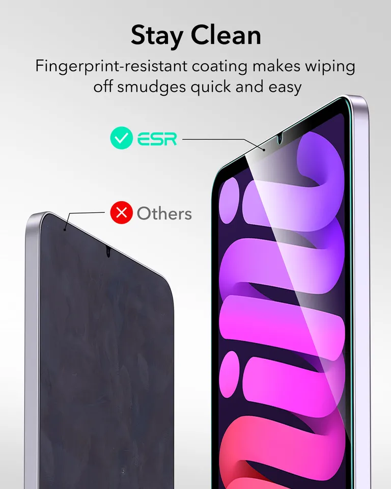 ESR 2-Pack Armorite Screen Protector For IPad 11th/10th Gen - Military Grade Tempered Glass