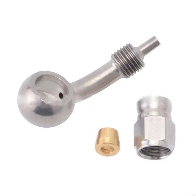 

41XA Brake Hose Adapter 0/28/90 Degree AN3 Fitting Wearproof for Auto Accessories