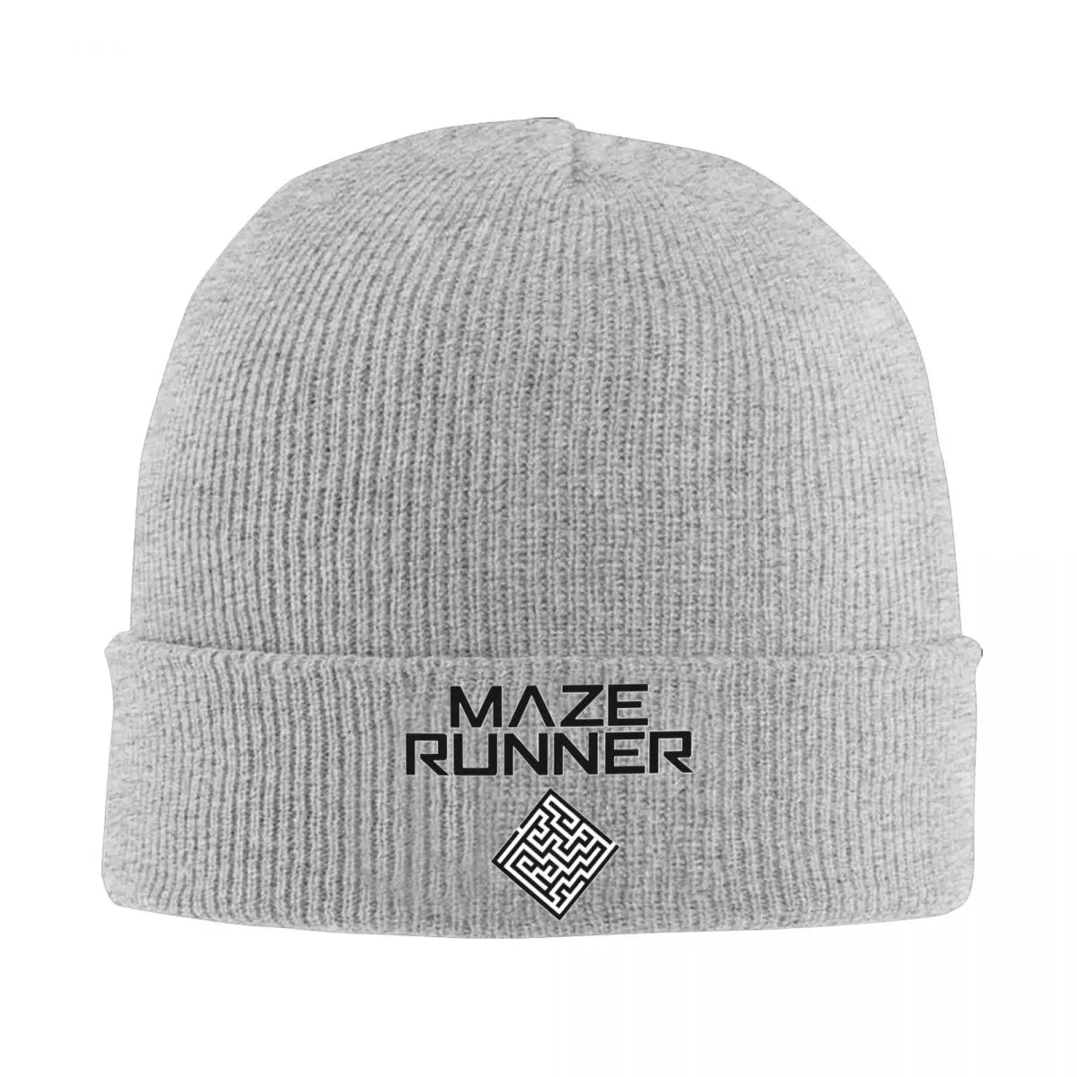 Maze Runner Logo Knit Hat Beanies Autumn Winter Hats Warm Hip-hop Cap Men Women