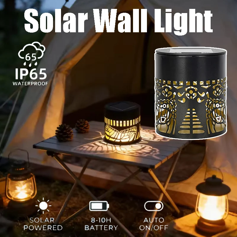 

Lightweight Solar Wall Hanging Light Mini Spotlight for Garden Fence Courtyard Decoration Outdoor Automatic Sensor Rustproof