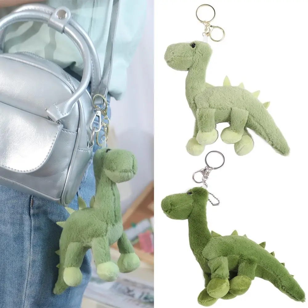 Long Neck Dinosaur Long Neck Dinosaur Plush Doll Cartoon Anime Green Small Dinosaur Plush Keychain Plush Toy 16cm