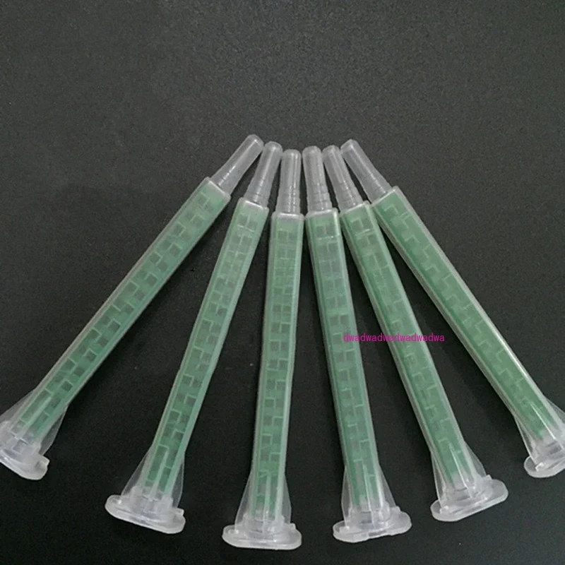 500pcs  Static Mixer AB Plastic Mixed Glue Nozzle Epoxy Resin 2-part Static Mixer Mixing Nozzles Epoxy Adhesive Mixing Nozzle