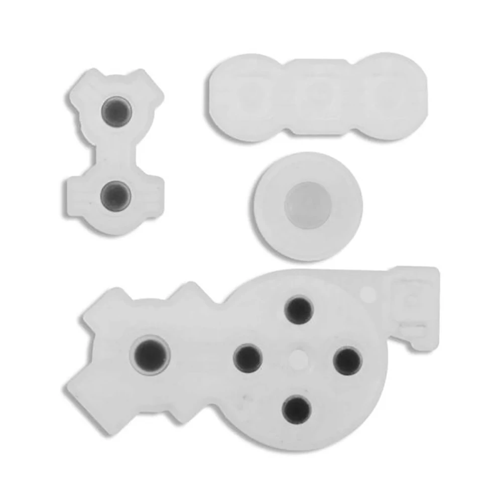 OSTENT Soft Silicone Conductive Rubber Button Pads Set Replacement Part Contact Pads for Nintendo Wii Remote Controller