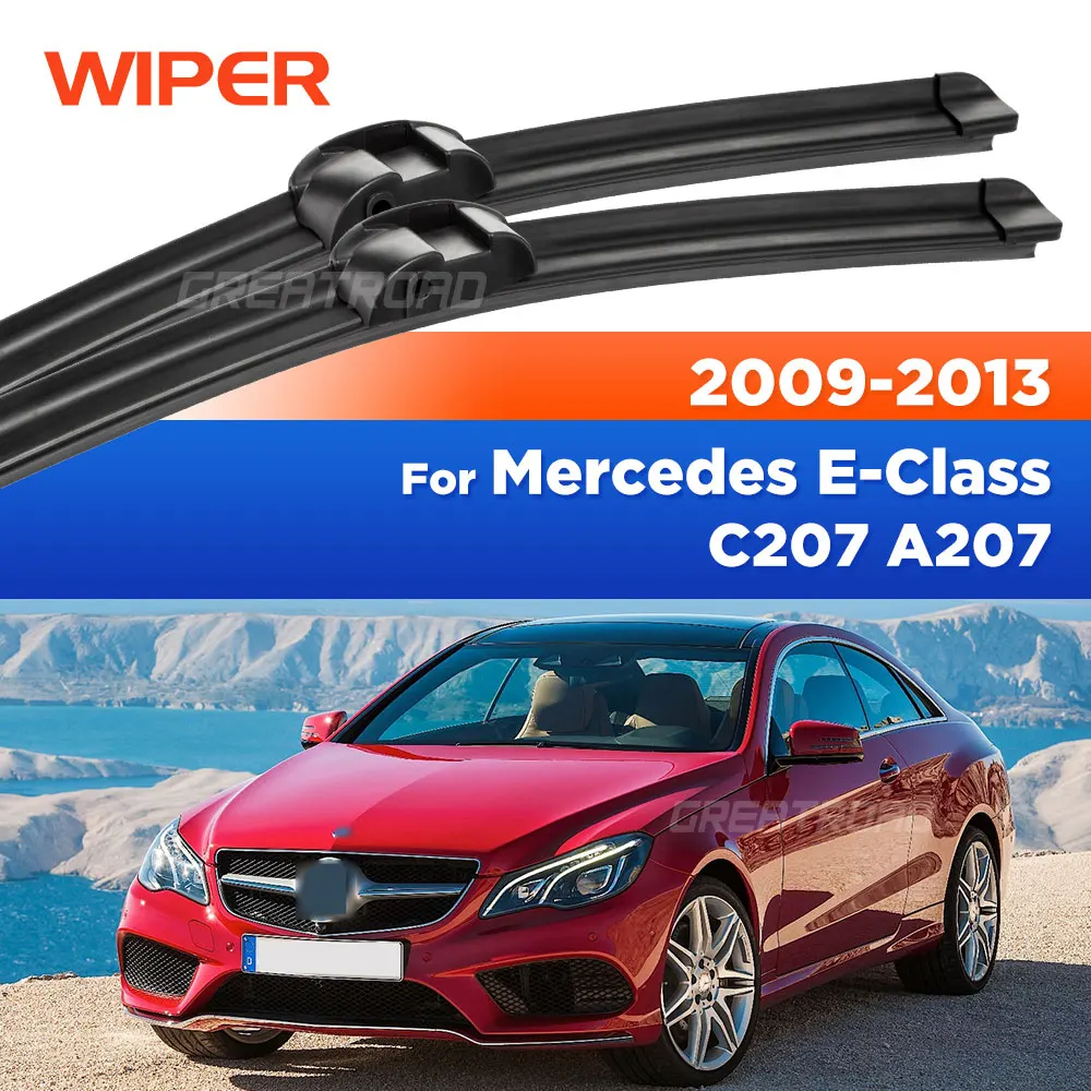 

OEM Fit / Quiet-Clean Wiper Blades For Mercedes Benz E Class C207 A207 2009-2013 2010 2011 2012 Windshield Wipers 24"+24"