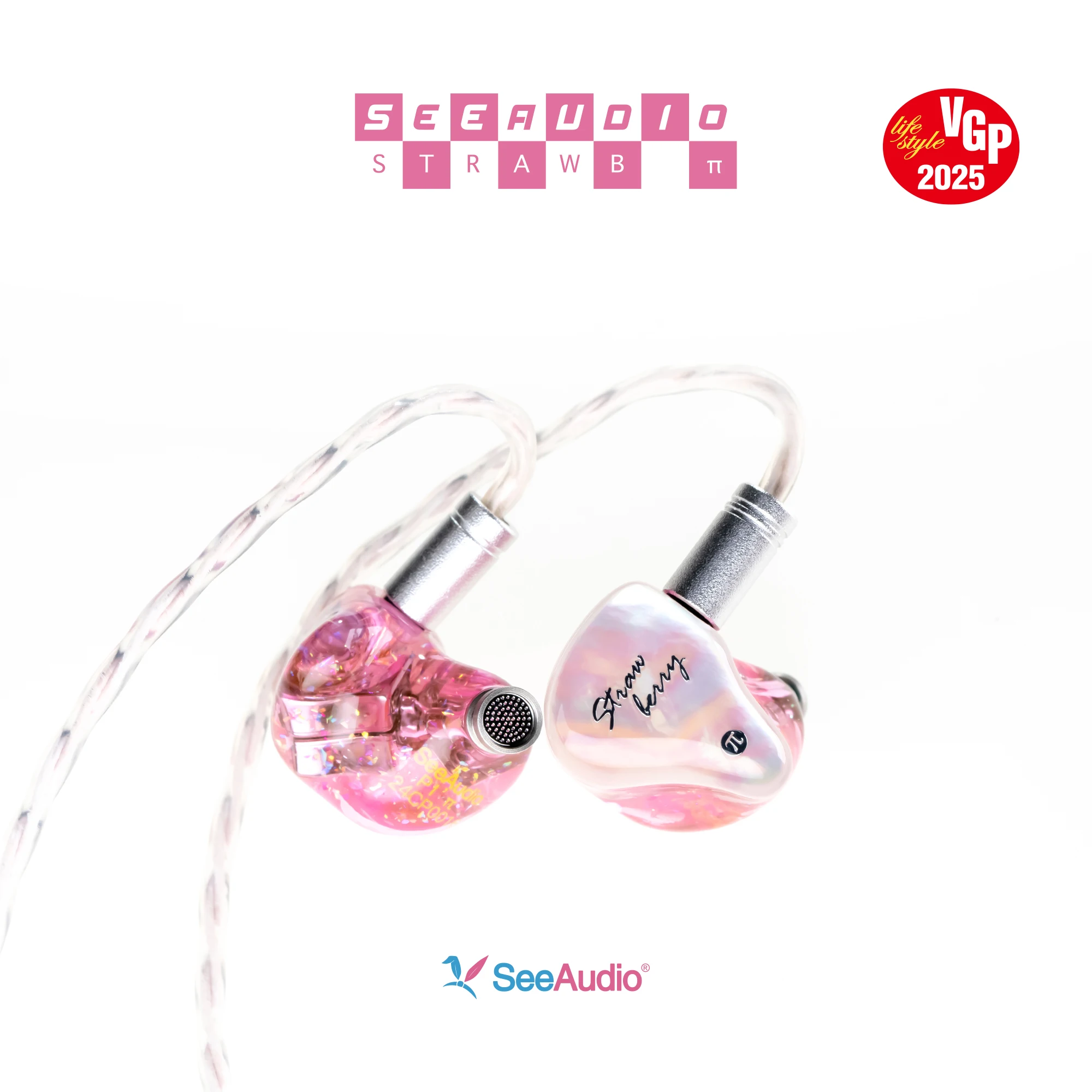 SeeAudio Strawberry PI 6BA Driver Unit HiFi In Ear Monitors Wired  Earphone Detachable 2Pin Cable Music Vocal Audiophile IEM